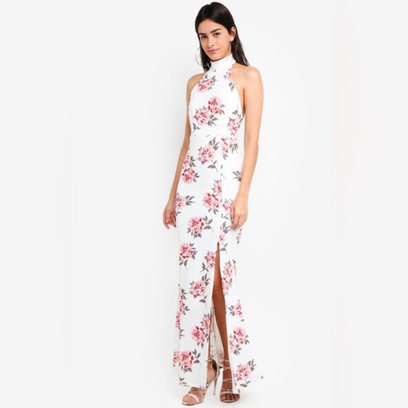 Missguided Dresses & Skirts - NWT Misguided floral choker neck dress